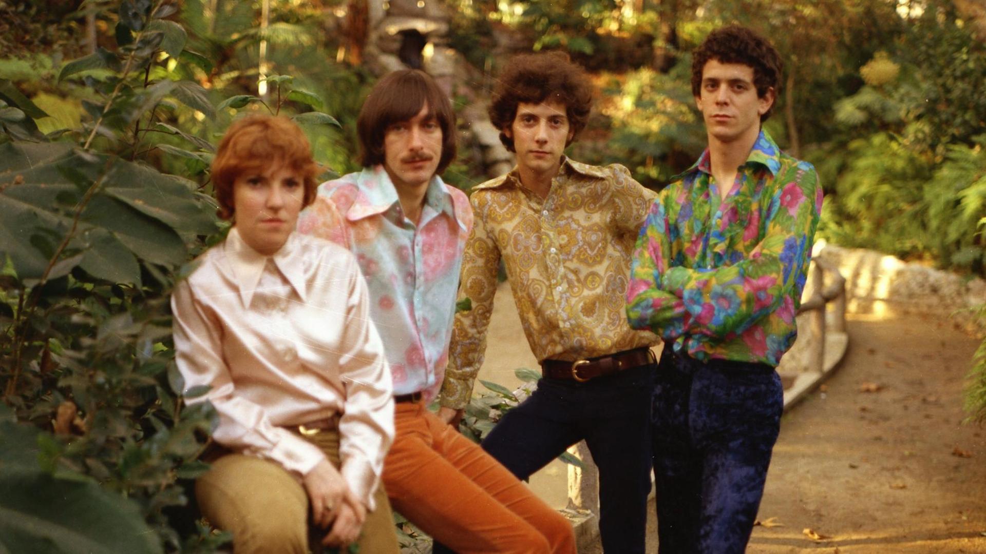 Porträt der Band The Velvet Underground. Porträt der Band The Velvet Underground.