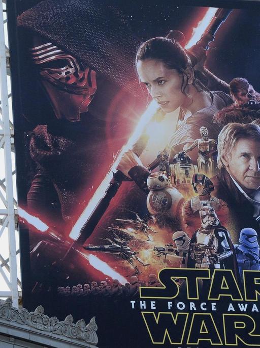 Filmplakat zum neuen Star-Wars-Film "The Force Awakens"