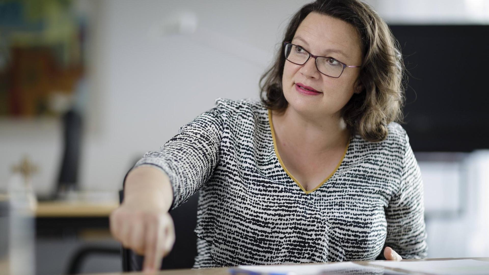 SPD-Bundesvorsitzende Andrea Nahles