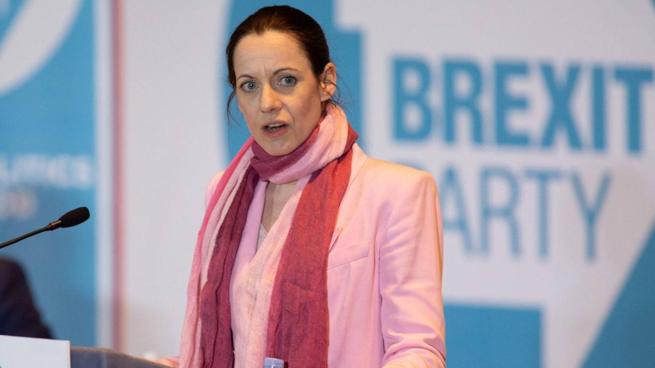 Annunziata Rees-Mogg spricht auf einer Veranstaltung der Brexit-Partei Annunziata Rees-Mogg spricht auf einer Veranstaltung der Brexit-Partei