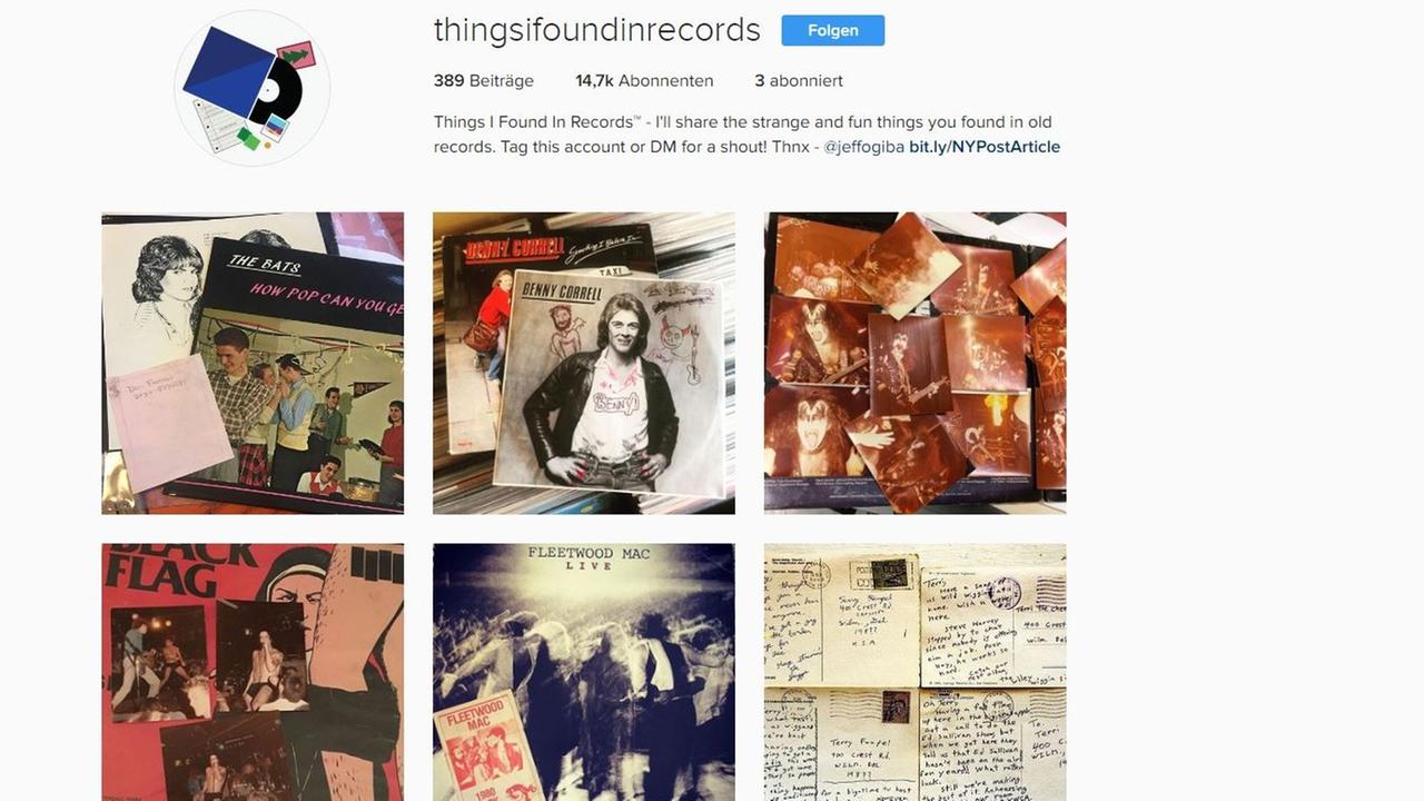 Ein Screenshot des Instagram-Accounts Ein Screenshot des Instagram-Accounts
