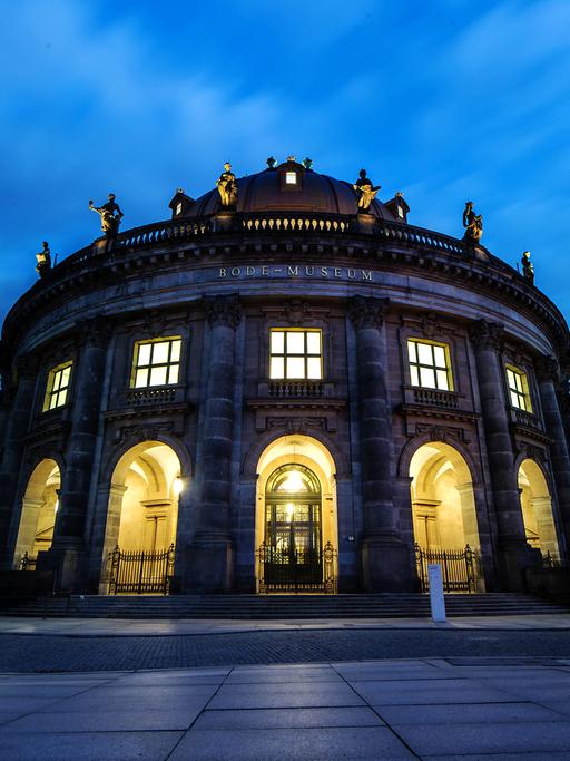 Das Bodemuseum in Berlin. Es gehört um Ensemble der Museumsinsel und damit zum Weltkulturerbe der UNESCO.