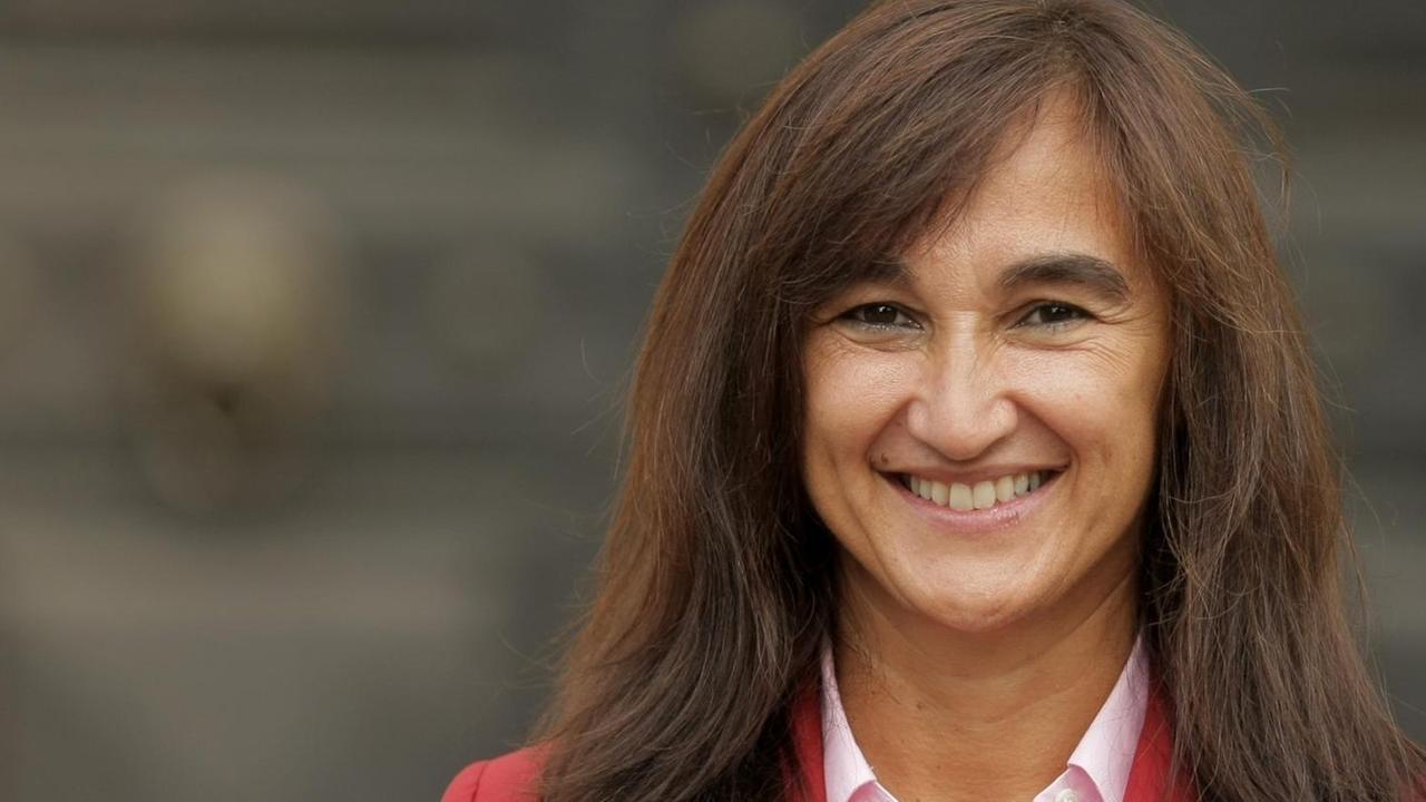 Porträtfoto der italienischen Abgeordneten der Demokratischen Partei, Laura Garavini, aufgenommen am 28.08.2013