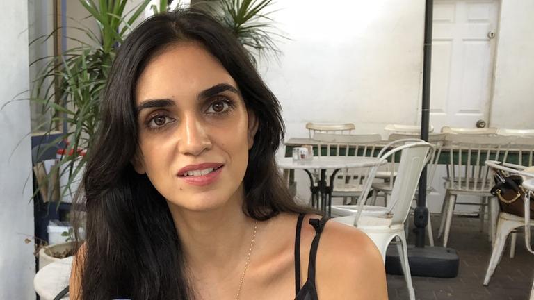 Die israelische Sängerin Liraz Charhi in Tel Aviv Die israelische Sängerin Liraz Charhi in Tel Aviv