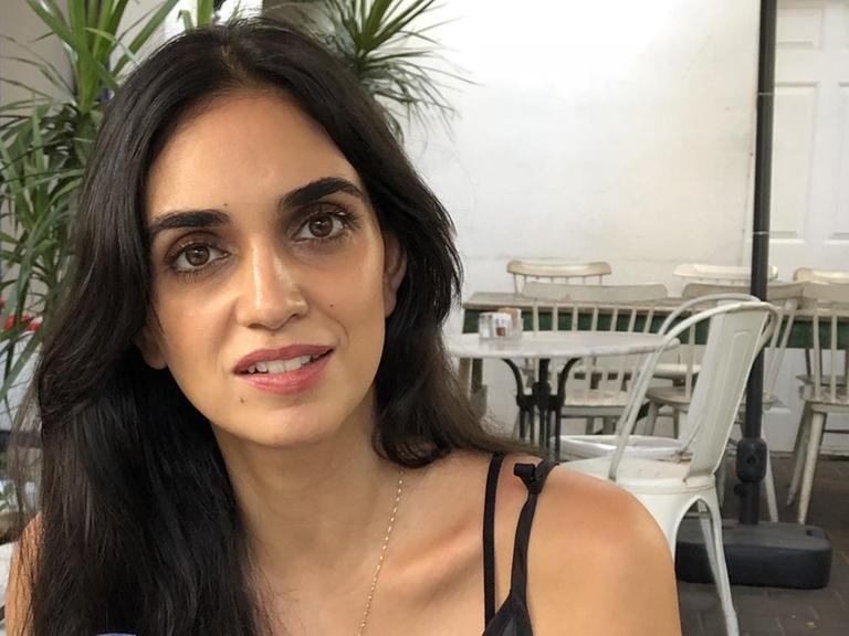 Die israelische Sängerin Liraz Charhi in Tel Aviv