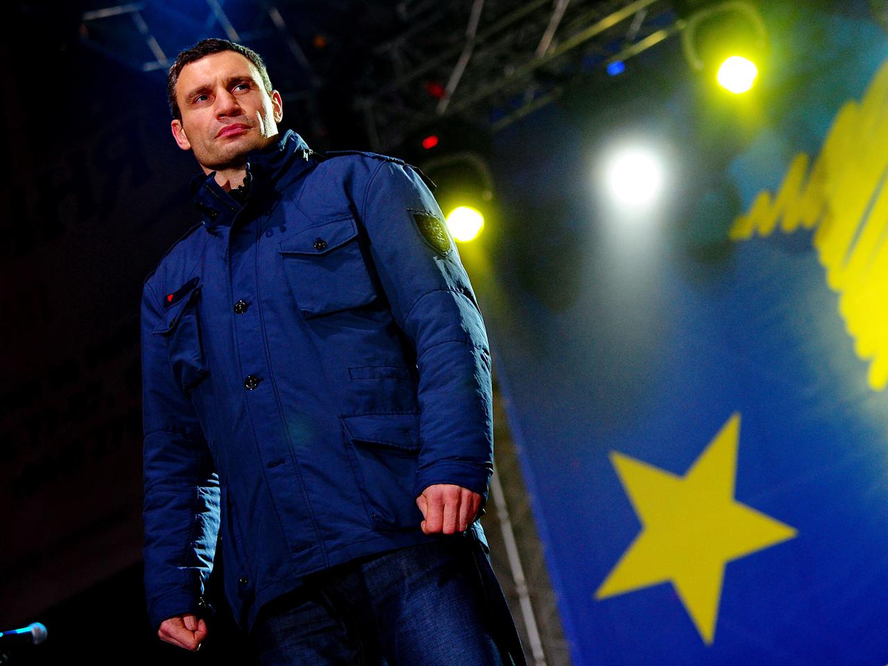 Oppositionspolitiker Vitali Klitschko Oppositionspolitiker Vitali Klitschko