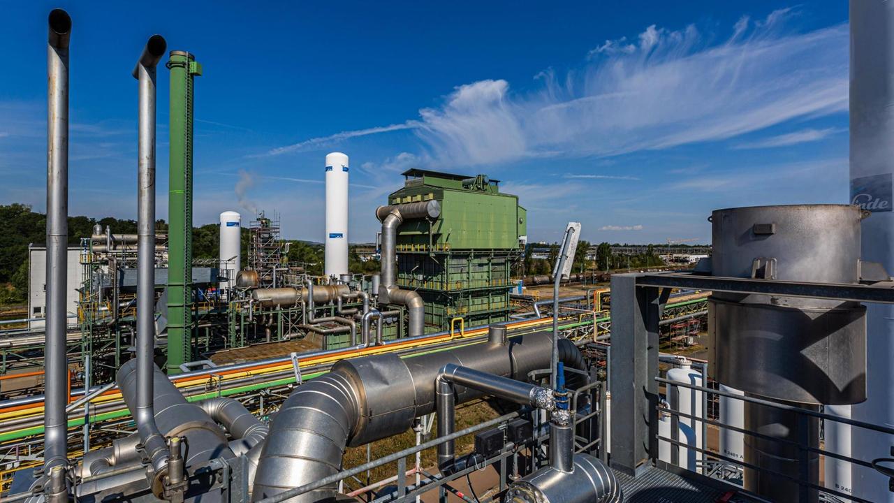 Wasserstoff-Produktionsanlage der Linde AG in Leuna Wasserstoff-Produktionsanlage der Linde AG in Leuna