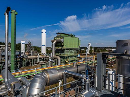Wasserstoff-Produktionsanlage der Linde AG, Leuna, Deutschland, Europa