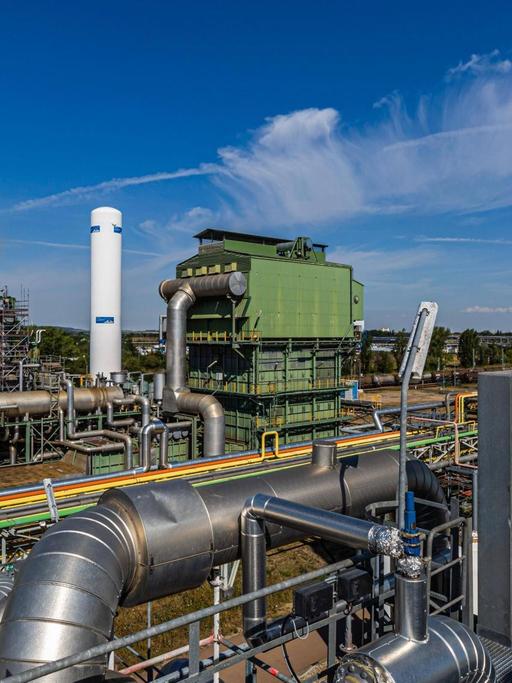 Wasserstoff-Produktionsanlage der Linde AG, Leuna, Deutschland, Europa