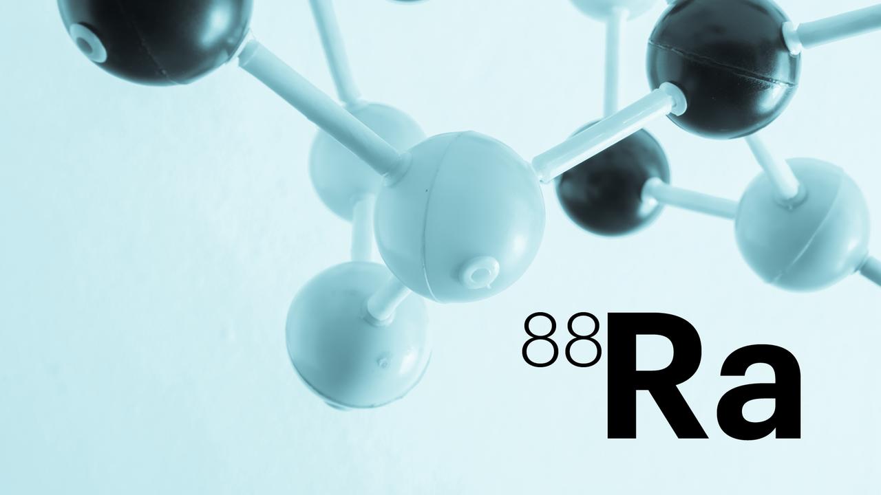Eine Grafik zeigt Ra 88 vor einem Molekül.