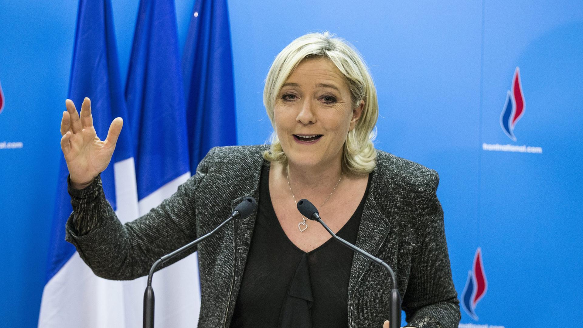 Marine Le Pen, Parteichefin des Front National Marine Le Pen, Parteichefin des Front National