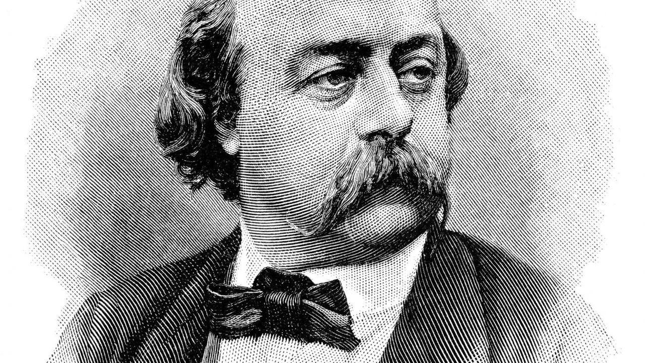 Porträt des französischen Schriftstellers Gustave Flaubert (1821 - 1880). Porträt des französischen Schriftstellers Gustave Flaubert (1821 - 1880).
