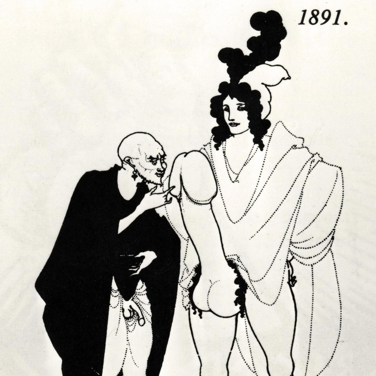 Manchen Zeitgenossen gingen Aubrey Beardsleys explizite Zeichnungen zu weit