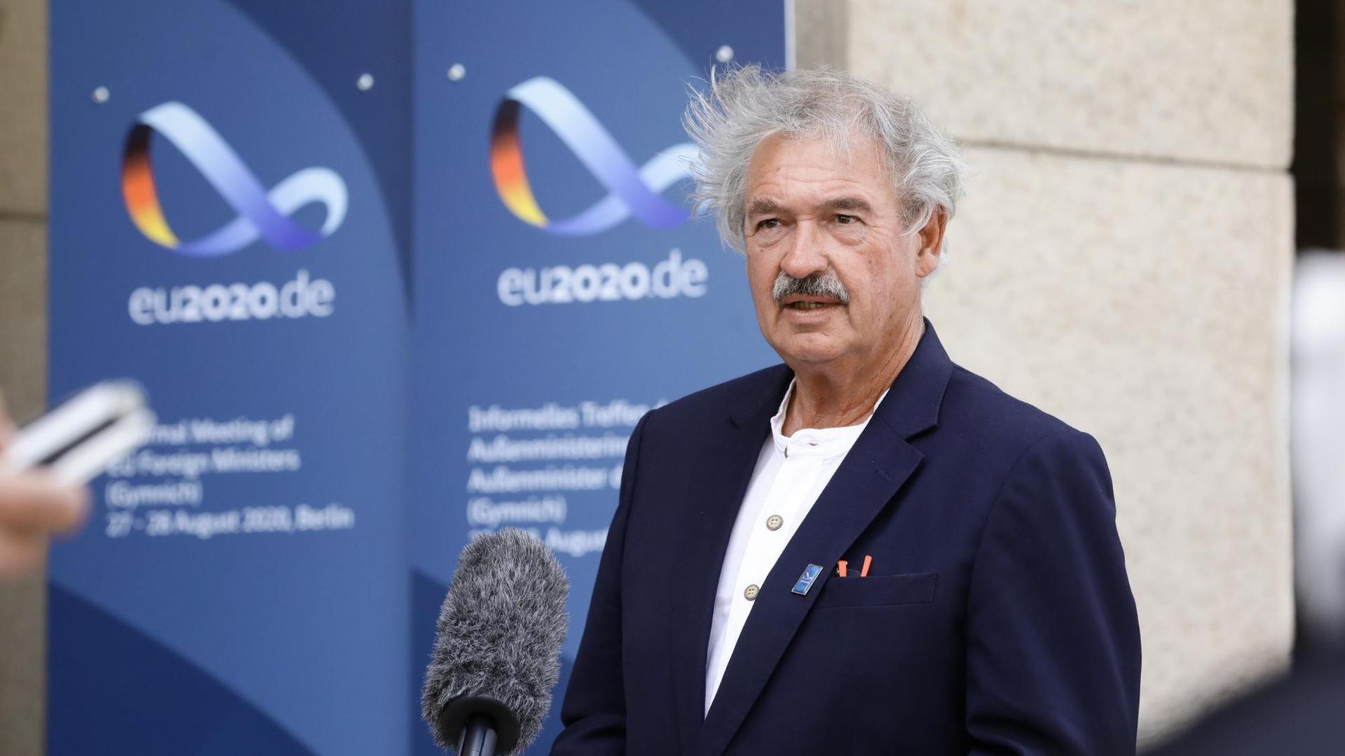 Der luxemburgische Außenminister Jean Asselborn trifft zu Beratungern in Berlin ein