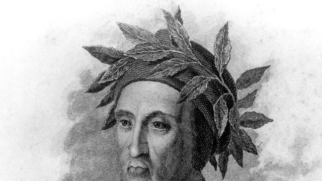 Der italienische Schriftsteller Dante Alighieri (1265-1321) in einem undatierten Stich.
