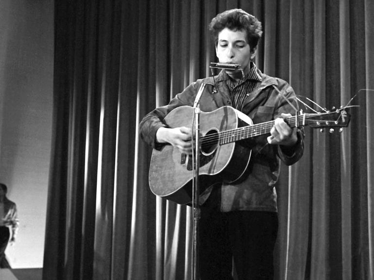 Bob Dylan bei "The Ed Sullivan Show" im Mai 1963.