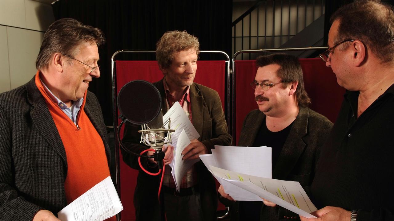Hansjürgen Hürrig, Christian Steyer, Wolfgang Rindfleisch und Hilmar Eichhorn (v.lks.)
Hansjürgen Hürrig, Christian Steyer, Wolfgang Rindfleisch und Hilmar Eichhorn (v.lks.)