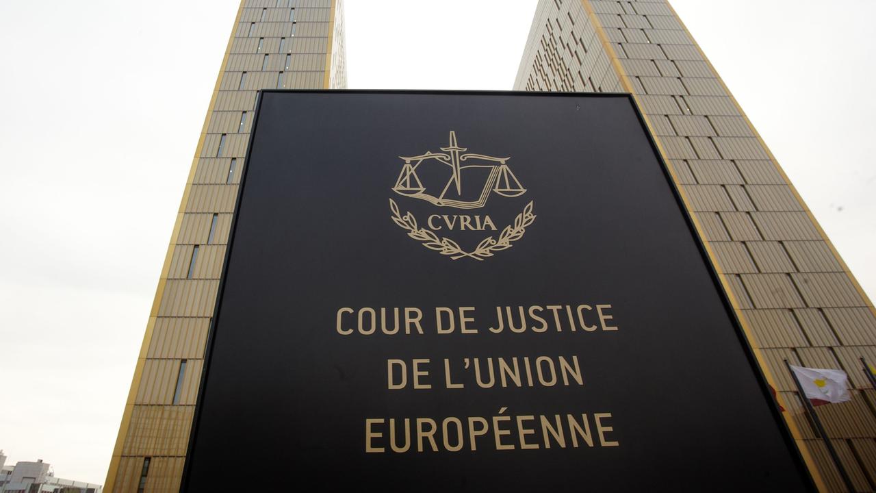 Die beiden Türme des Europäischen Gerichtshofs in Luxemburg