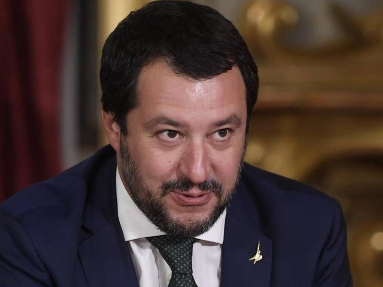 Salvini bei der Vereidigung der neuen Regierung Anfang Juni