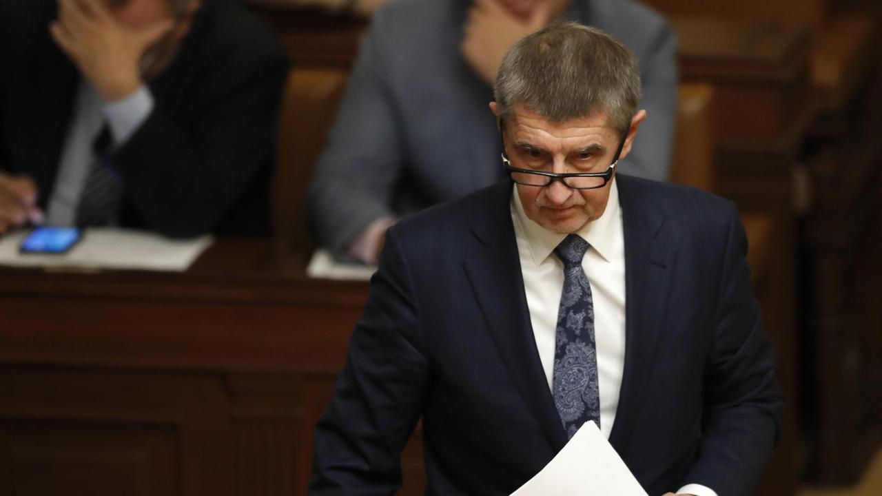 Der tschechische Ministerpräsident Andrej Babis (23.11.2018). Der tschechische Ministerpräsident Andrej Babis (23.11.2018).