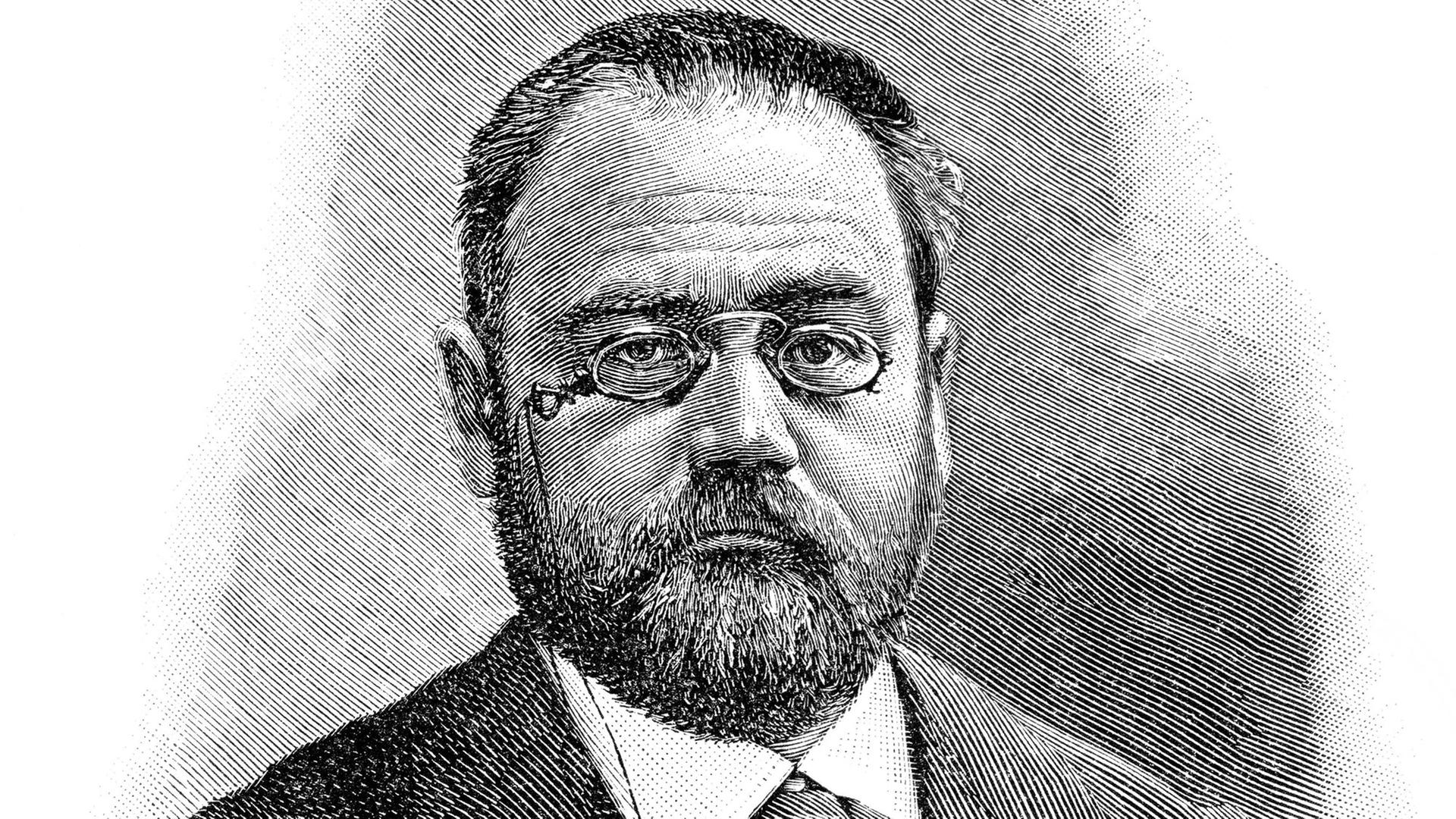 Der französische Schriftsteller und Journalist Émile Zola Der französische Schriftsteller und Journalist Émile Zola