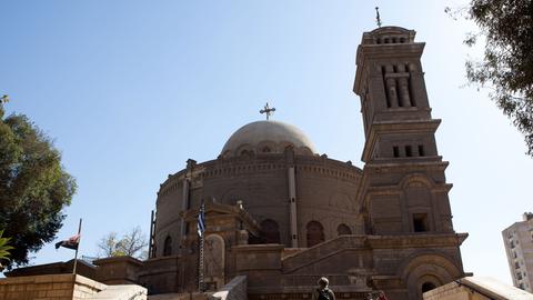 Eine Kirche im Koptenviertel von Kairo