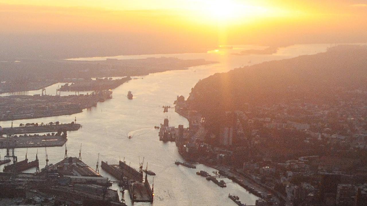Ein Bild von der Elbe. Ein Bild von der Elbe.
