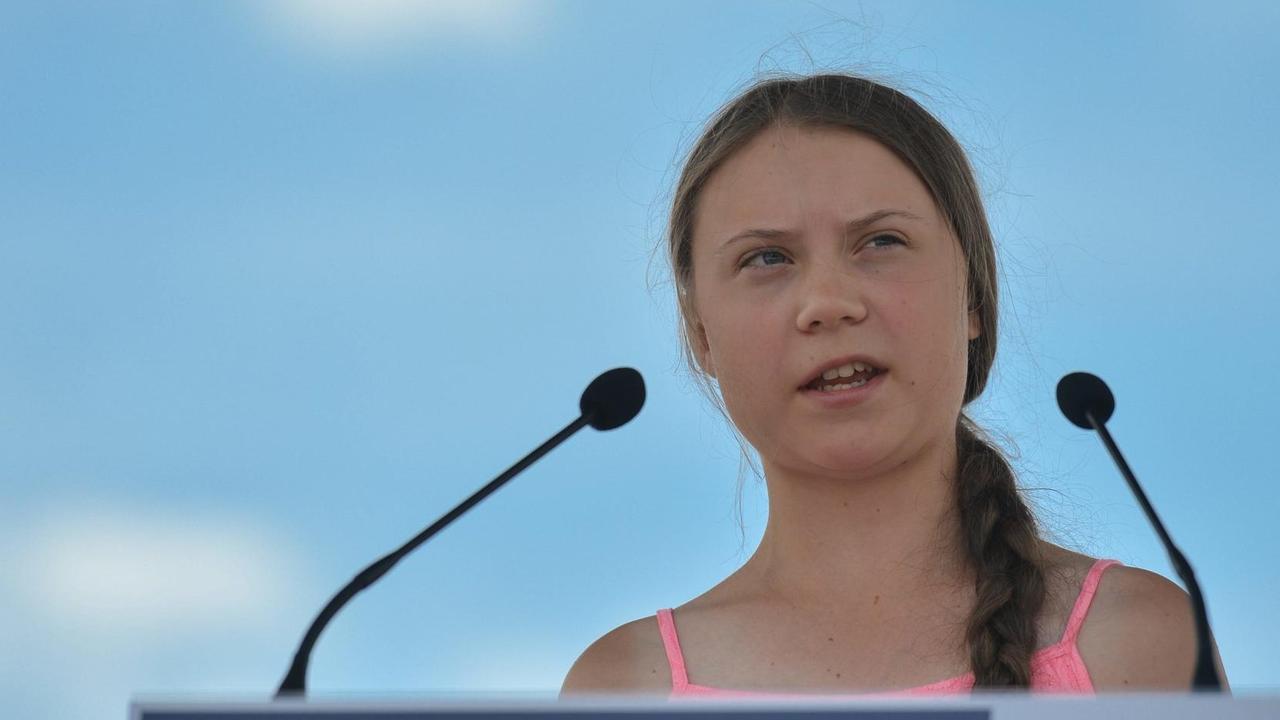 Greta Thunberg bei der Entgegennahme des Freedom Award in Abbaye-aux-Dames, Caen, am Sonntag, 21. Juli 2019 Greta Thunberg bei der Entgegennahme des Freedom Award in Abbaye-aux-Dames, Caen, am Sonntag, 21. Juli 2019