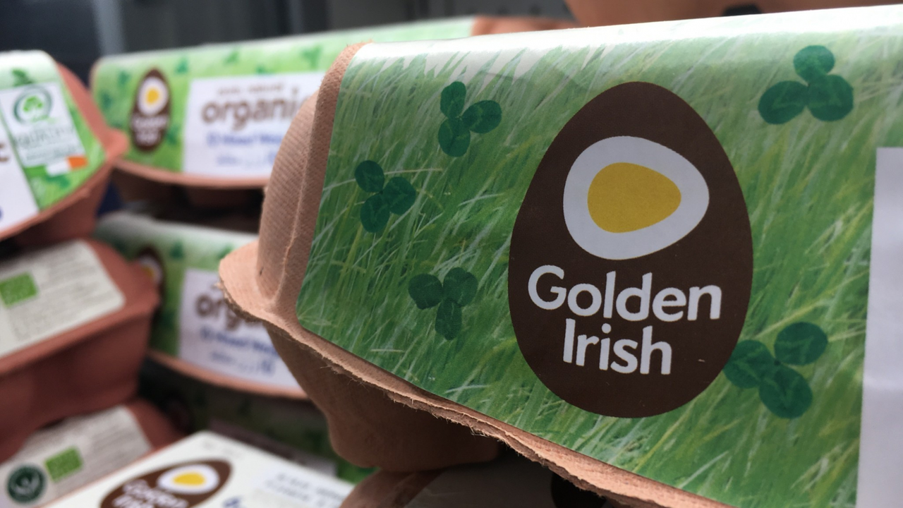 Eier aus Irland in einem katarischen Supermarkt Eier aus Irland in einem katarischen Supermarkt