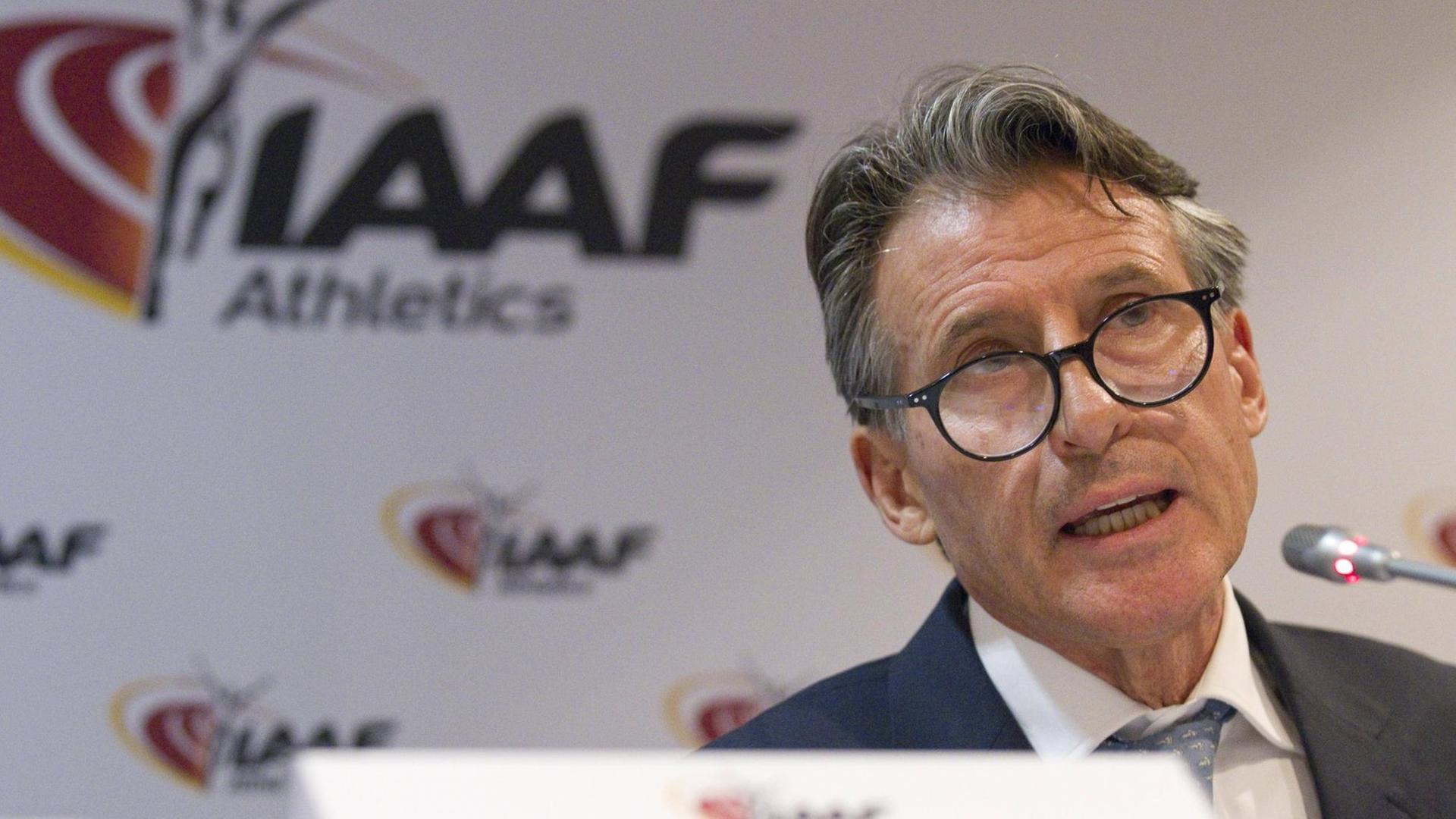 IAAF Präsident Sebastian Coe IAAF Präsident Sebastian Coe