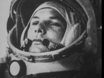 Juri Gagarin umkreiste am 12. April 1961 als erster Mensch mit der Raumkapsel Wostok I die Erde.