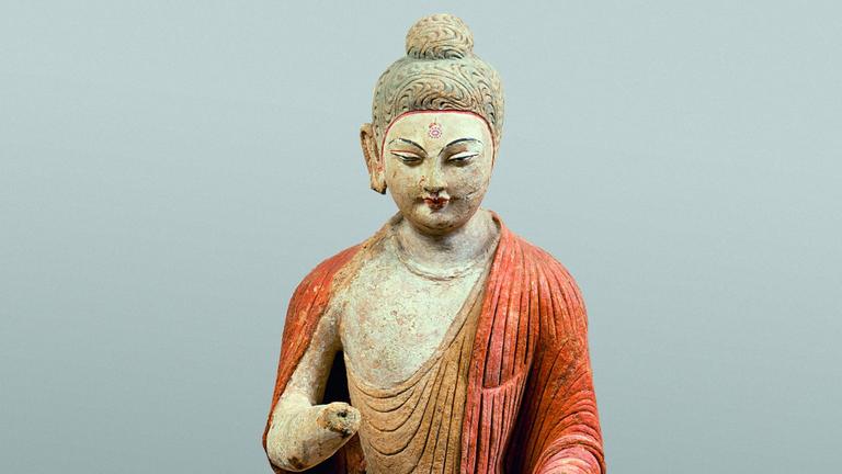 Sitzender Buddha, China 7./8. Jhd. Sitzender Buddha, China 7./8. Jhd.