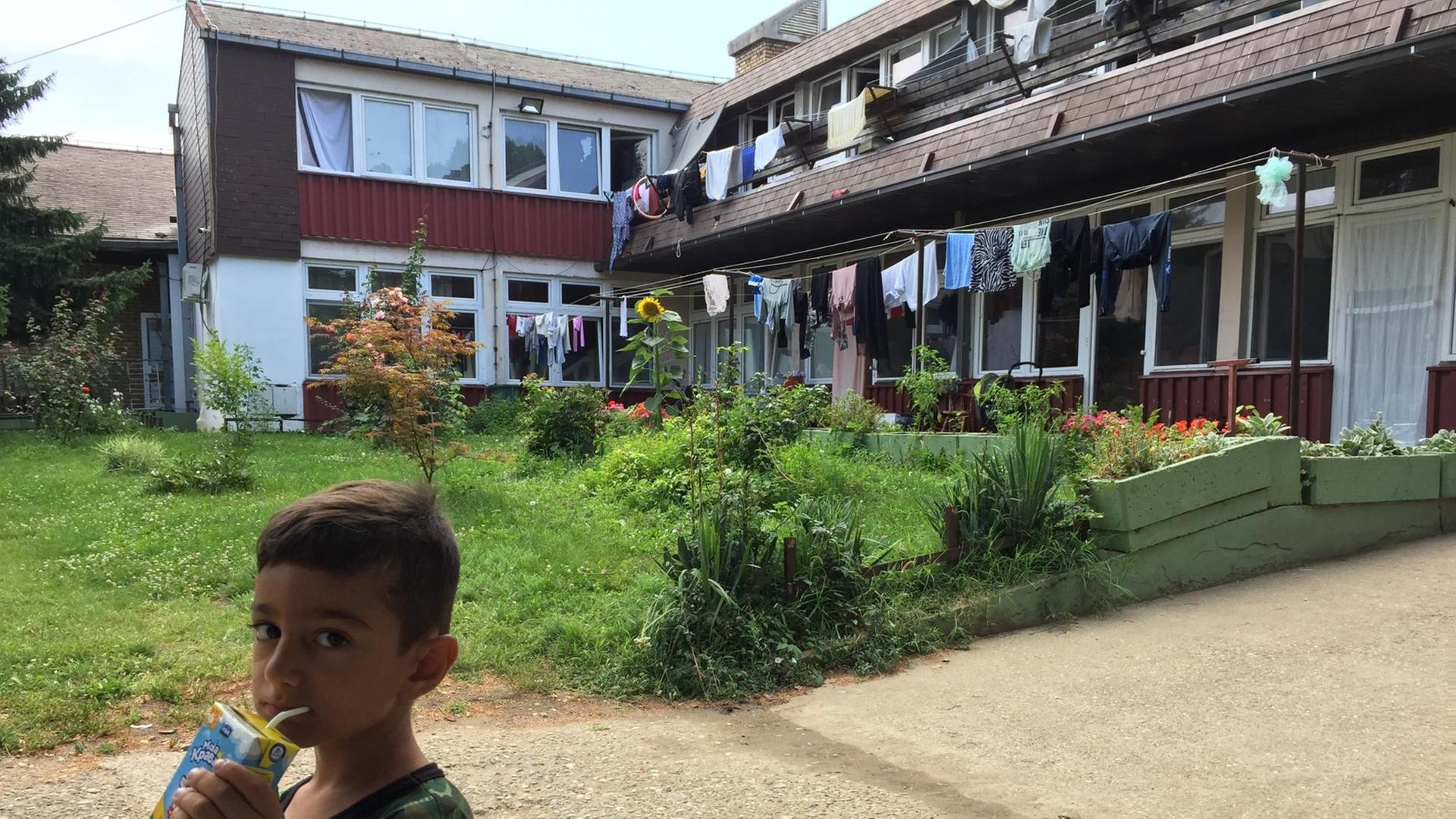 Flüchtlingslager Principovac, Serbien, 2018 Flüchtlingslager Principovac, Serbien, 2018