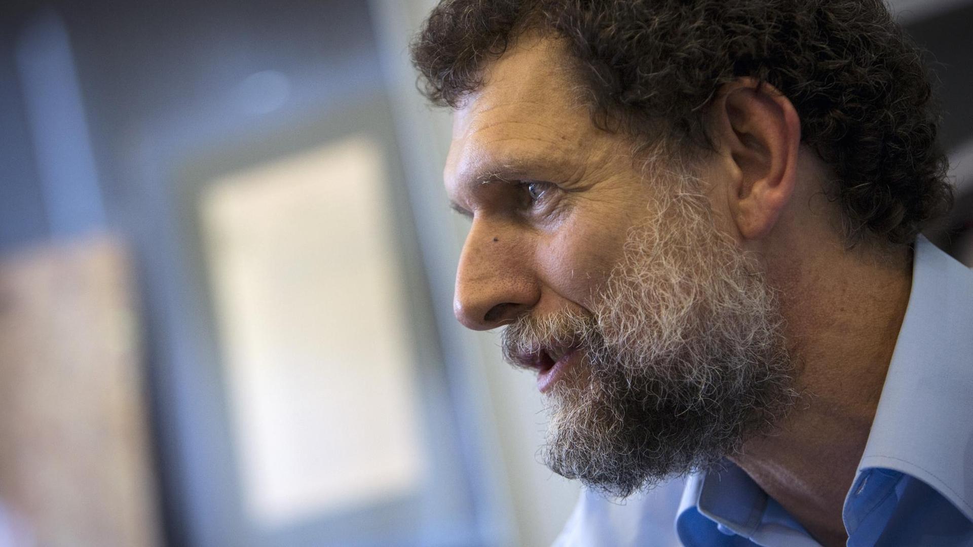 Porträt von Osman Kavala 2015. Porträt von Osman Kavala 2015.