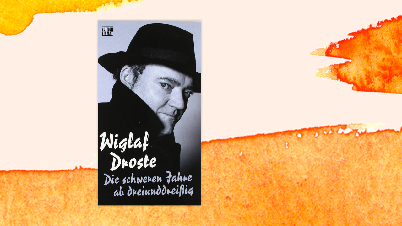 Das Cover des Buches "Die schweren Jahre ab Dreiunddreißig" von von Wiglaf Droste. Das Cover des Buches "Die schweren Jahre ab Dreiunddreißig" von von Wiglaf Droste.