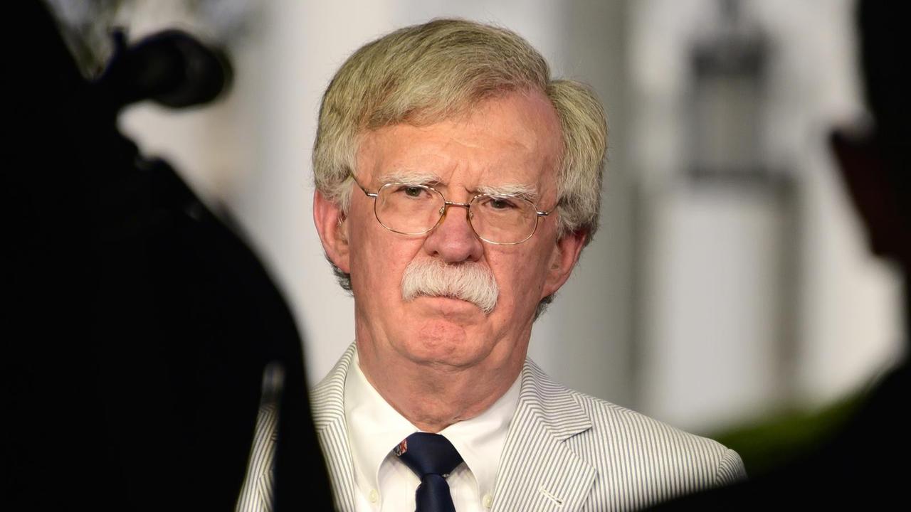 John R. Bolton am Weißen Haus in Washington John R. Bolton am Weißen Haus in Washington
