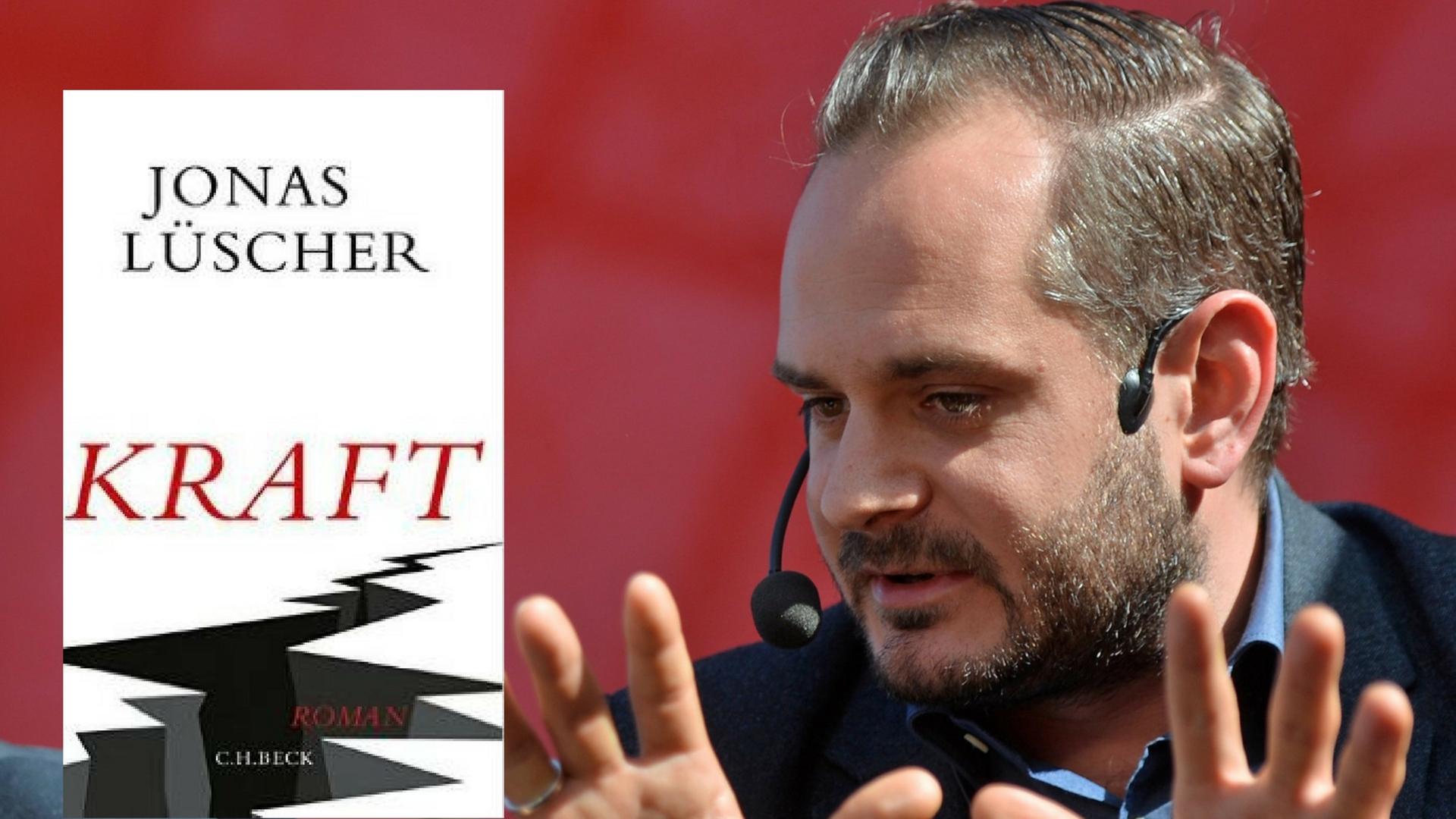 Jonas Lüscher und der Titel seines Buches "Kraft" Jonas Lüscher und der Titel seines Buches "Kraft"