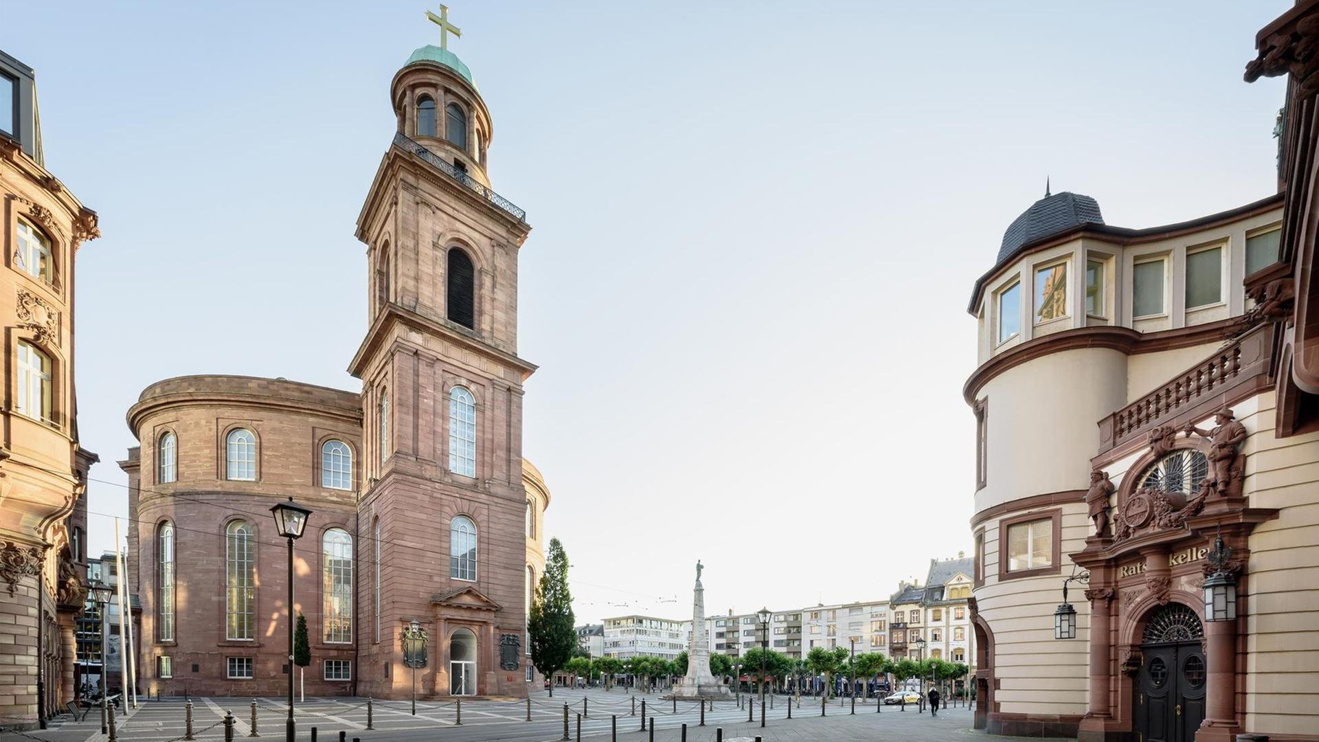 Heutige Außenansicht der Paulskirche in Frankfurt/Main Heutige Außenansicht der Paulskirche in Frankfurt/Main