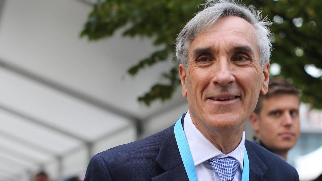 Sir John Redwood, Abgeordneter der konservativen Partei im britischen Parlament Sir John Redwood, Abgeordneter der konservativen Partei im britischen Parlament