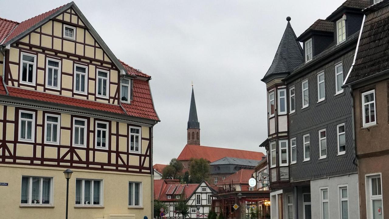 Konservatives Fachwerk-Idyll: Das Zentrum von Heiligenstadt. Konservatives Fachwerk-Idyll: Das Zentrum von Heiligenstadt.