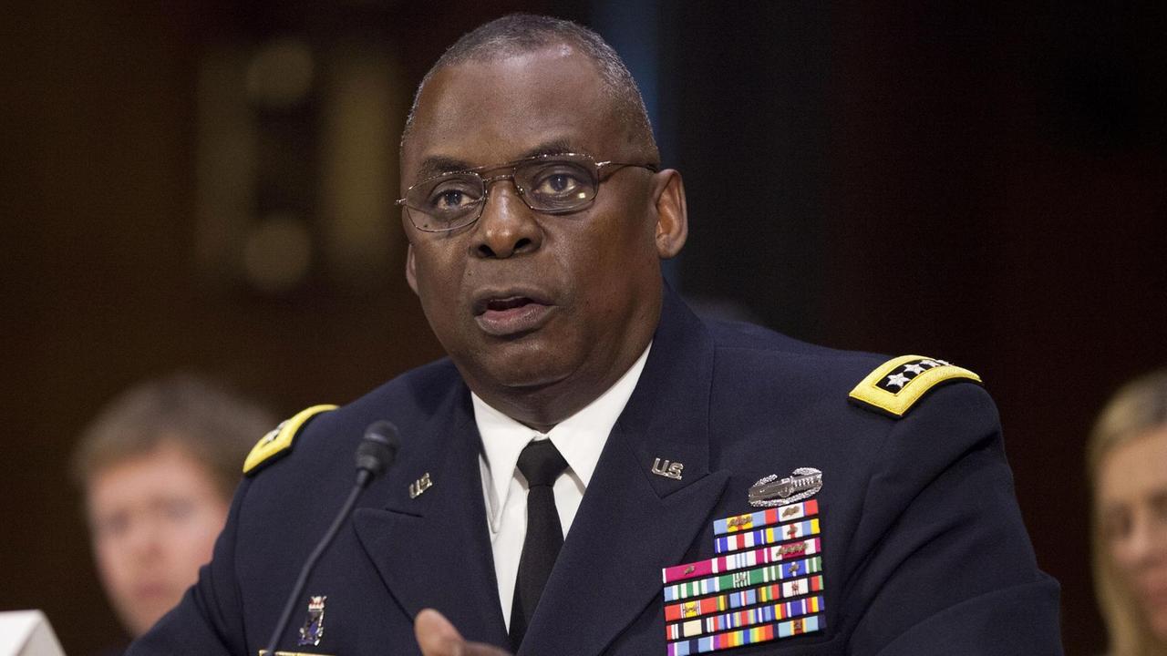 US Central Command Commander Gen. Lloyd Austin III, testifies on Capitol Hill in Washington, Wednesday, Sept. 16, 2015, before the Senate Armed Services Committee hearing on `US military operations to counter the Islamic State in Iraq. Austin vowed to take ¿appropriate action¿ if an investigation indicates that senior defense officials altered intelligence reports on the Islamic State and other militant groups in Syria to exaggerate progress being made against the terrorist groups. (AP Photo/Pablo Martinez Monsivais)