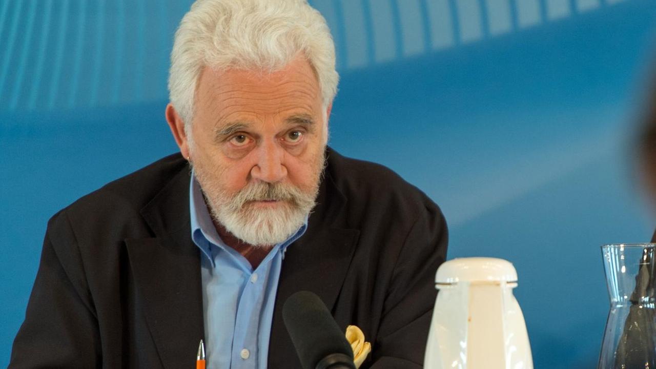 Willi Steul, Intendant vom Deutschlandradio, spricht am 14.09.2016 in Berlin, auf einer Pressekonferenz nach der ARD-Hauptversammlung. Willi Steul, Intendant vom Deutschlandradio, spricht am 14.09.2016 in Berlin, auf einer Pressekonferenz nach der ARD-Hauptversammlung.