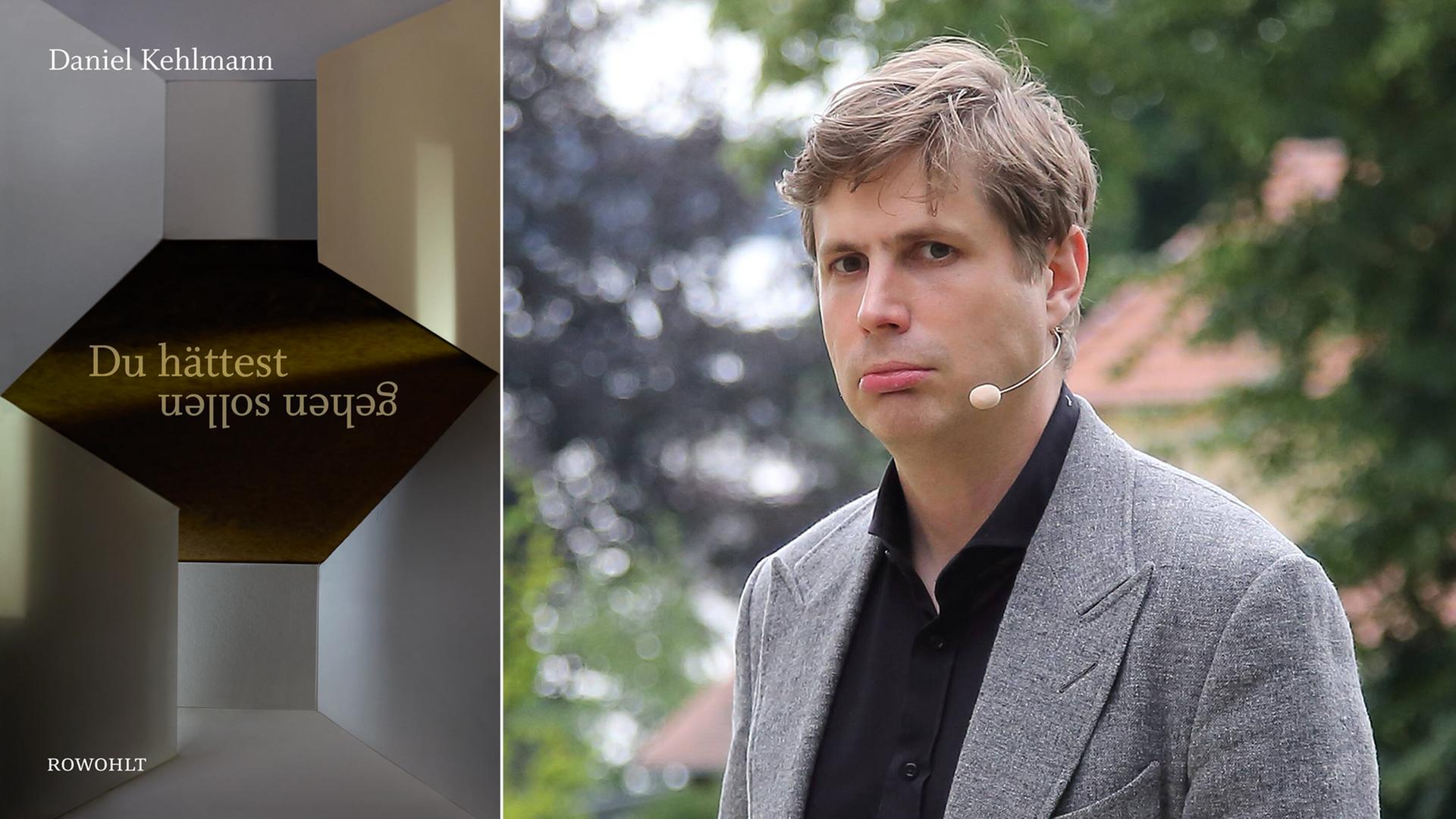 Links das Buchcover von Daniel Kehlmanns "Du hättest gehen sollen", rechts der Autor im Kuli 2016 in Potsdam. Links das Buchcover von Daniel Kehlmanns "Du hättest gehen sollen", rechts der Autor im Kuli 2016 in Potsdam.