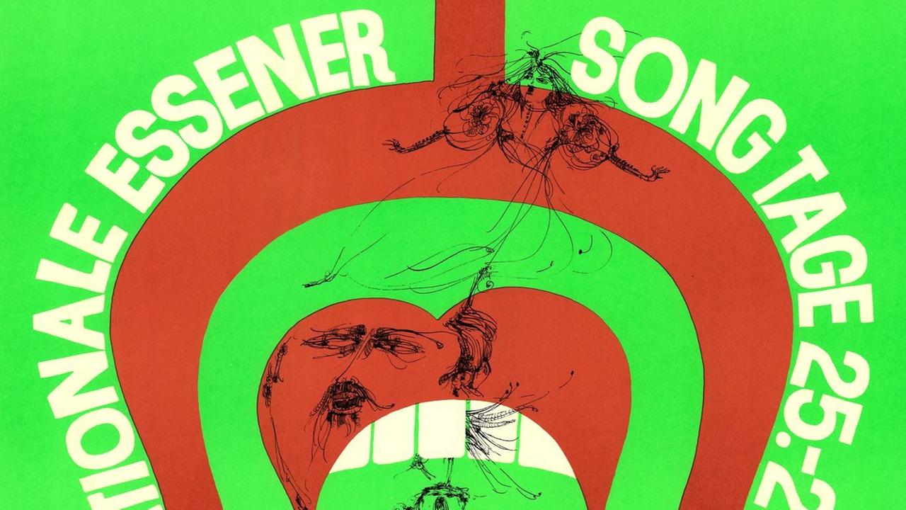 Das Plakat zu den Essener Songtagen von 1968. Das Plakat zu den Essener Songtagen von 1968.