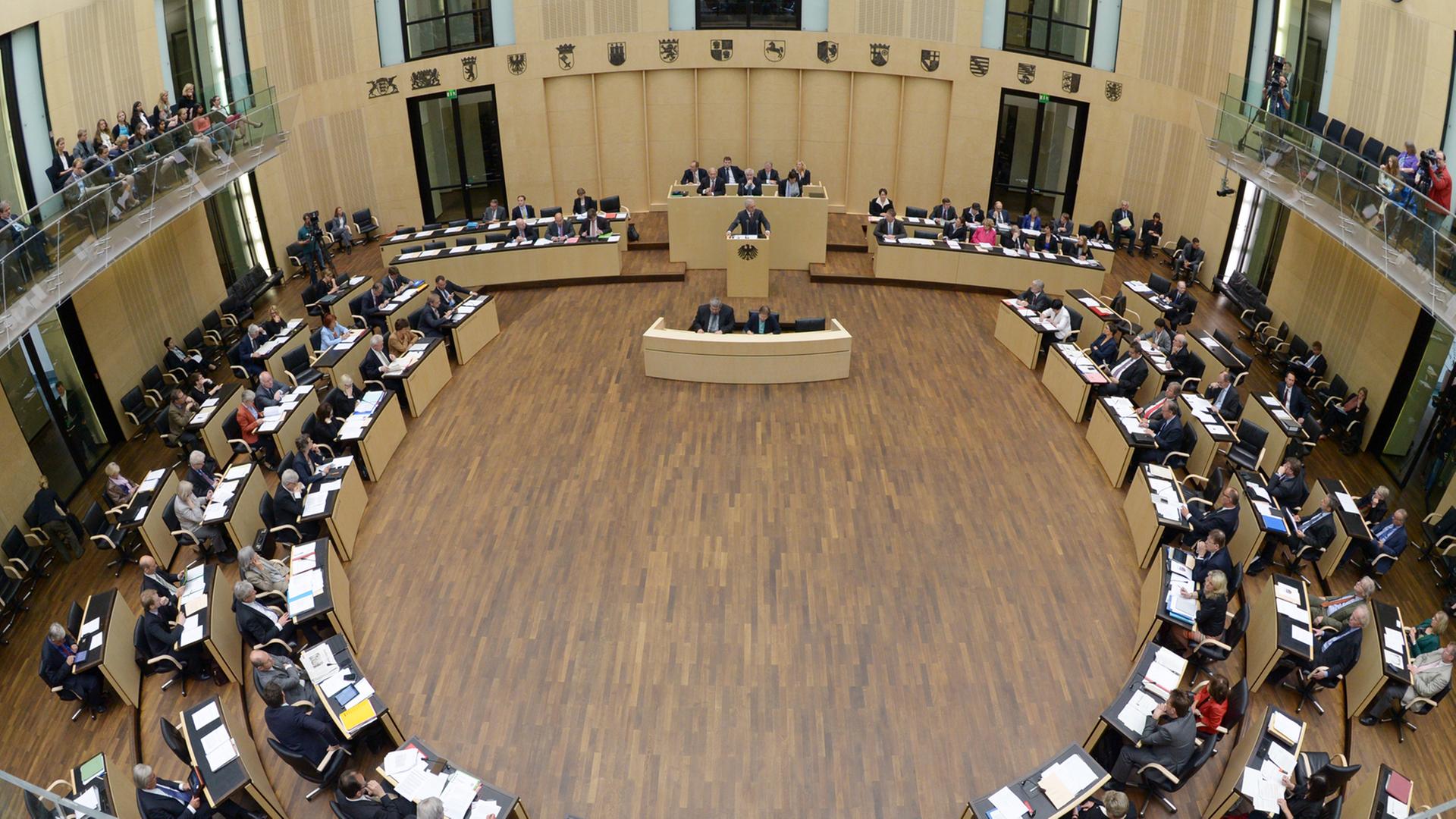 Blick in den Bundesrat in Berlin Blick in den Bundesrat in Berlin