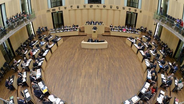 Blick in den Bundesrat in Berlin