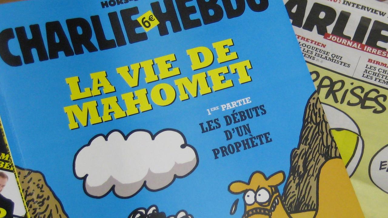 Das französische Magazin hat am 02.01.2013 ein 64 Seiten umfassendes Sonderheft mit einem Comic zum Leben des islamischen Propheten Mohammed veröffentlicht. Das französische Magazin hat am 02.01.2013 ein 64 Seiten umfassendes Sonderheft mit einem Comic zum Leben des islamischen Propheten Mohammed veröffentlicht.