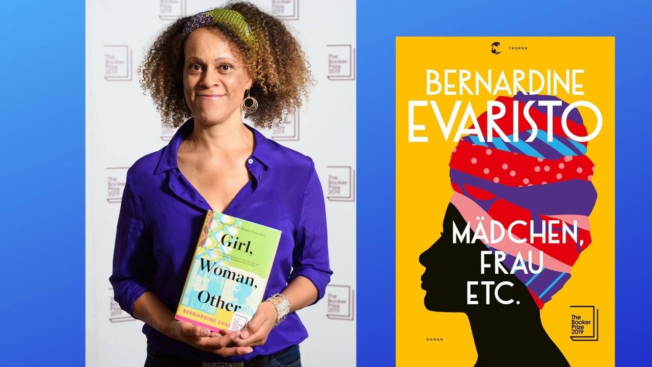 Die britische Schriftstellerin Bernardine Evaristo und ihr Buch „Mädchen, Frau, Etc.“ Die britische Schriftstellerin Bernardine Evaristo und ihr Buch „Mädchen, Frau, Etc.“