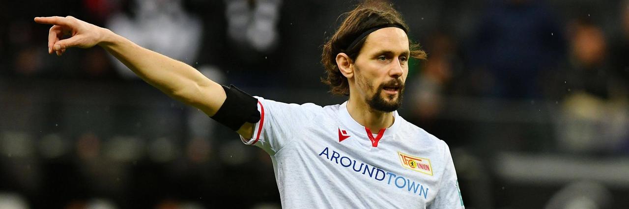 Neven Subotic beim Bundesliga-Spiel Eintracht Frankfurt gegen Union Berlin am 24.02.2020. Neven Subotic beim Bundesliga-Spiel Eintracht Frankfurt gegen Union Berlin am 24.02.2020.