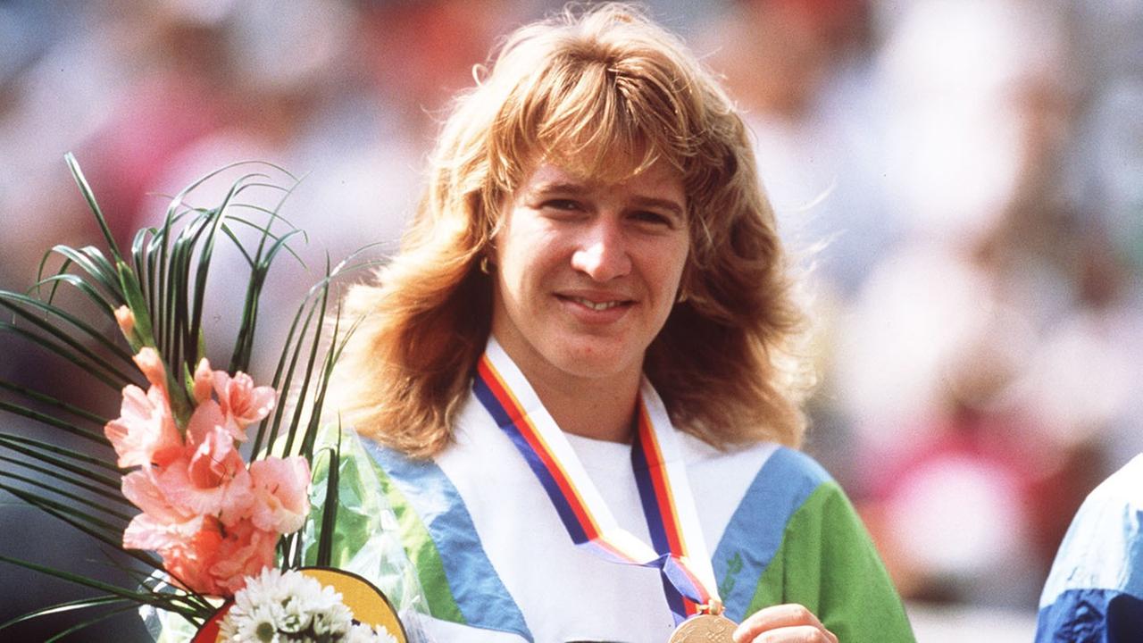 Steffi Graf, Olympiasiegerin 1988 in Seoul Steffi Graf, Olympiasiegerin 1988 in Seoul